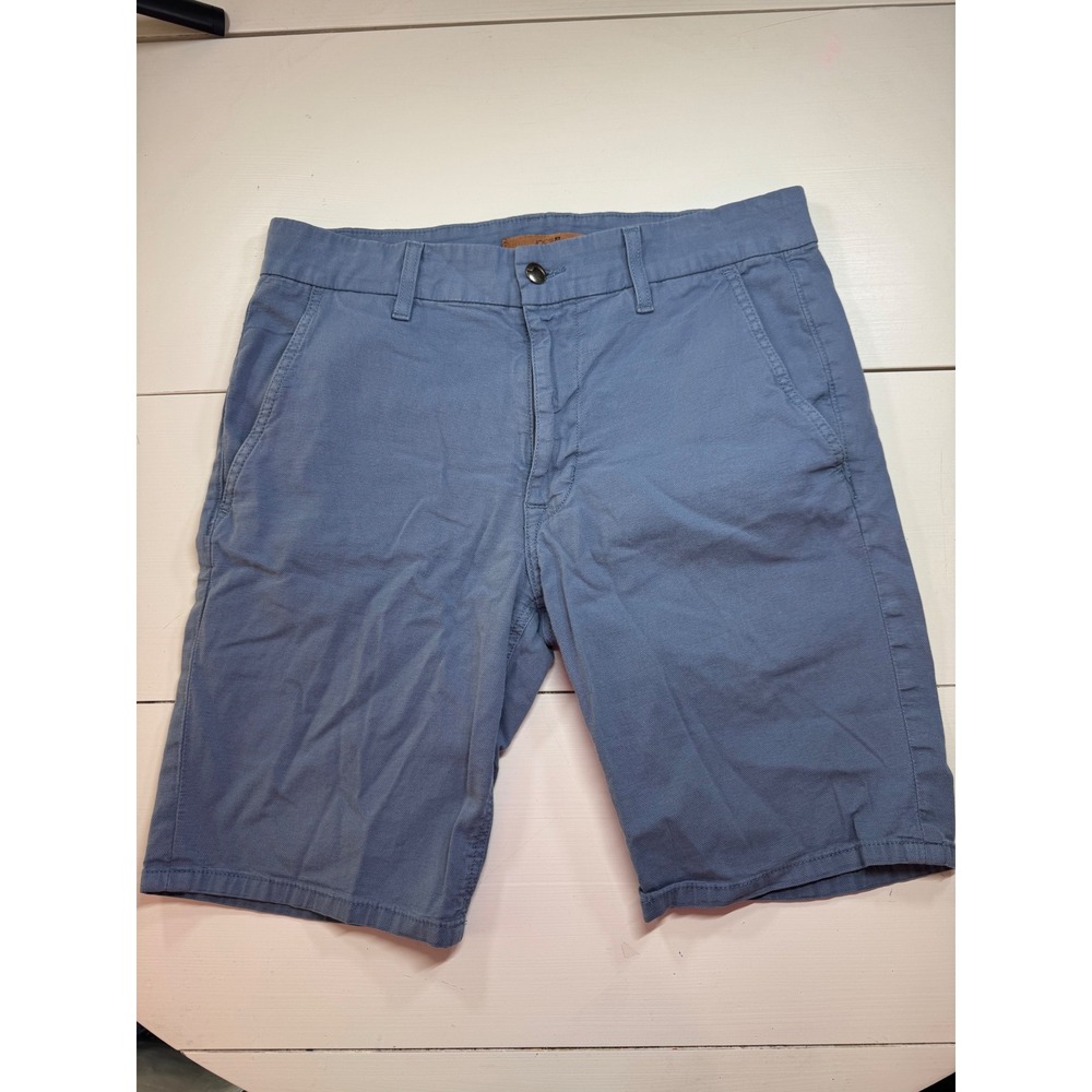 Joes Jeans Brixton Mens Blue Textured Chino Shorts Size 31 Stretch Cotton